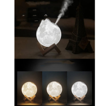 🌙💧 Lunar Humidifier Night Light | 2-in-1 Moon Lamp Aroma Diffuser ✨