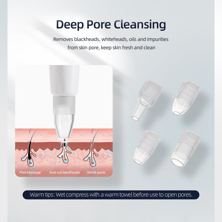 💛✨ Light Yellow Skin Rejuvenation Beauty Instrument | Exfoliating & Blackhead Removal Device