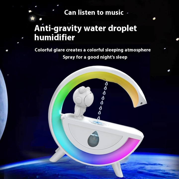 💧✨ Water Drop Backflow Anti-Gravity Humidifier | Bluetooth Ambience Light Humidifier
