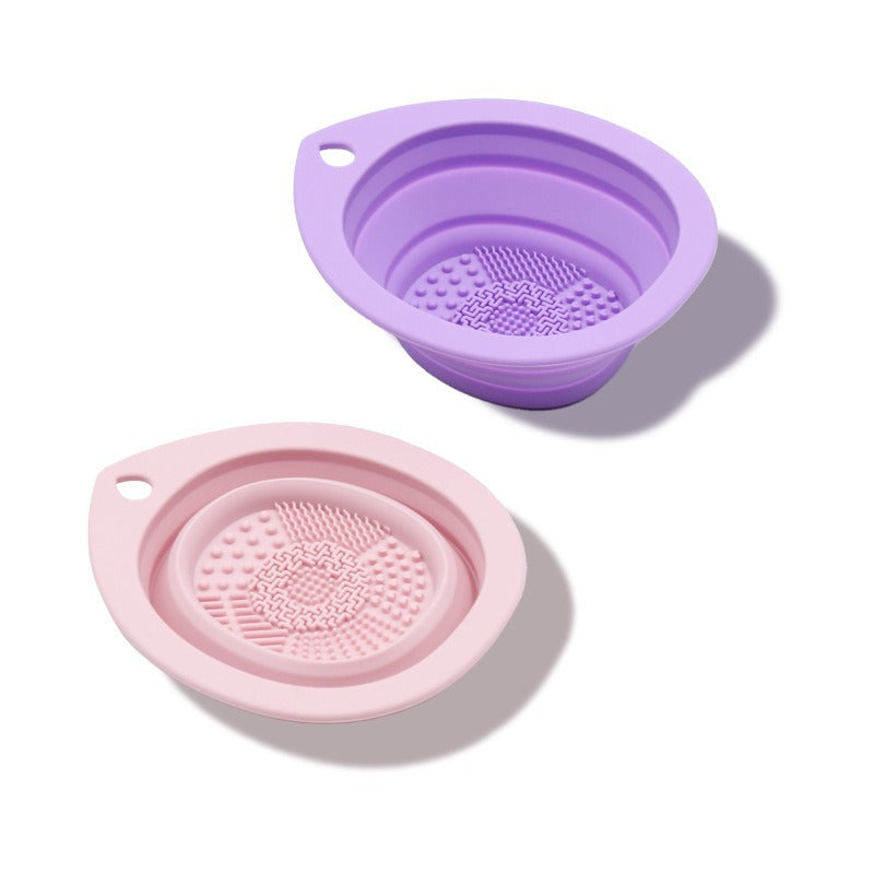 ✨ Folding Silicone Makeup Brush Cleaning Pad — Beauty Washing Tool 💄🧼