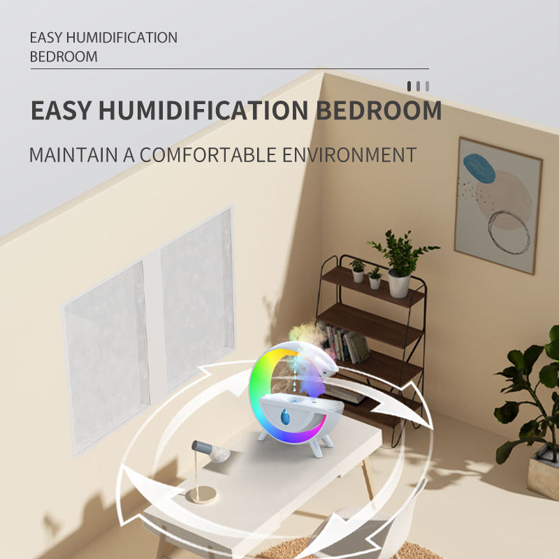 💧🌈 Anti-Gravity Water Drop Humidifier | RGB LED Night Light Desk Lamp ✨