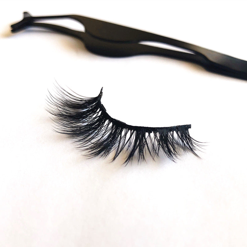 🧲👁️ Magnetic False Eyelashes – Fashion Cotton Stem 1 Pair Set