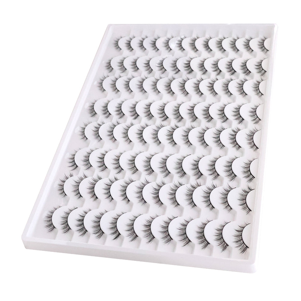 👁️✨ 3D False Eyelashes – Multi-Layered Realistic Soft & Comfortable Lashes