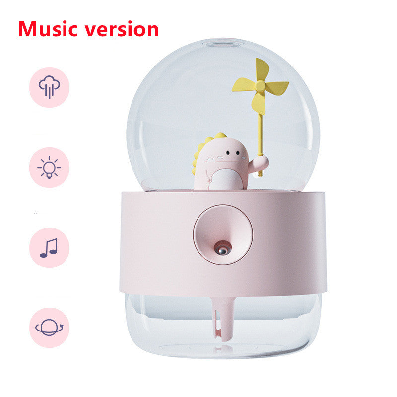 🔮💧 3-in-1 Rotating Crystal Ball Humidifier | Wireless Large Capacity Aroma Diffuser ✨🌿