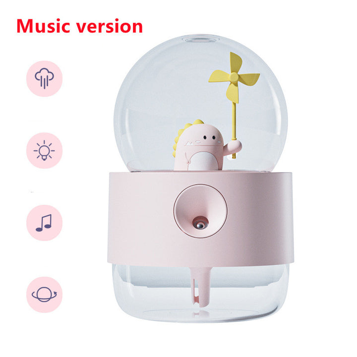 🔮💧 3-in-1 Rotating Crystal Ball Humidifier | Wireless Large Capacity Aroma Diffuser ✨🌿
