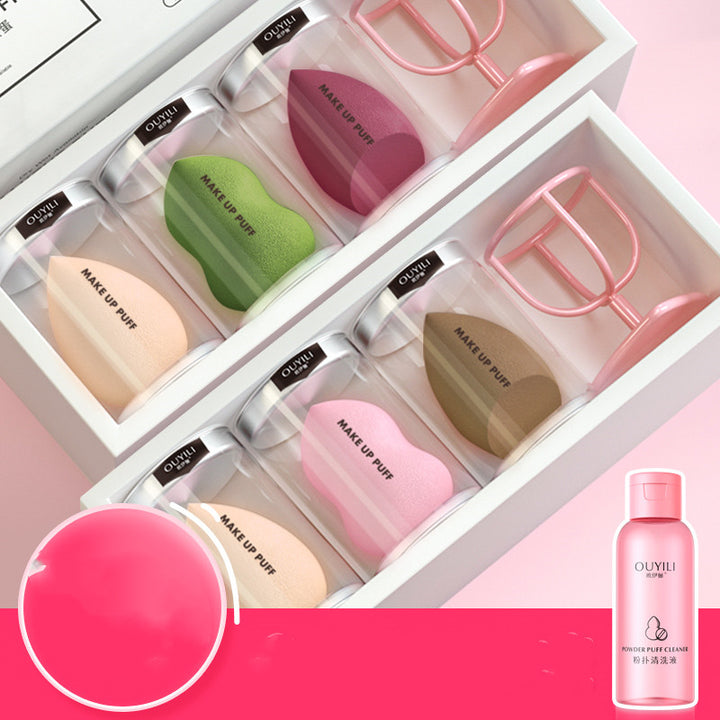 💄✨ Beauty Egg & Gourd Sponge Puff Set | Cushion Makeup Tools Collection