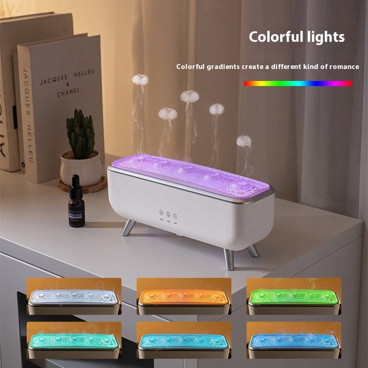 🪼💨 Creative Jellyfish Smoke Ring Humidifier | Ultrasonic Sound Pickup Atmosphere Diffuser ✨