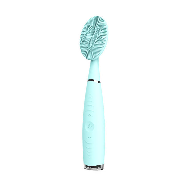 🧼💖 Waterproof Silicone Facial Cleansing Brush | Portable Electric Handheld Pore Cleaner