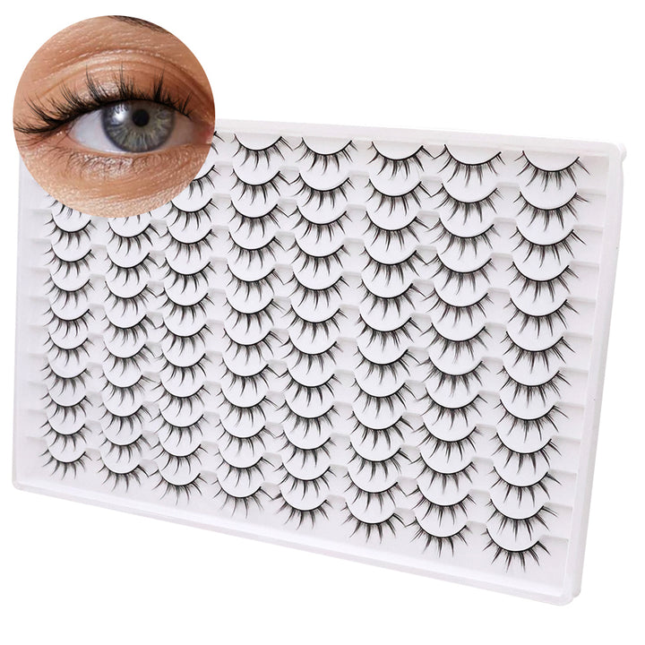 👁️✨ 3D False Eyelashes – Multi-Layered Realistic Soft & Comfortable Reusable Lashes