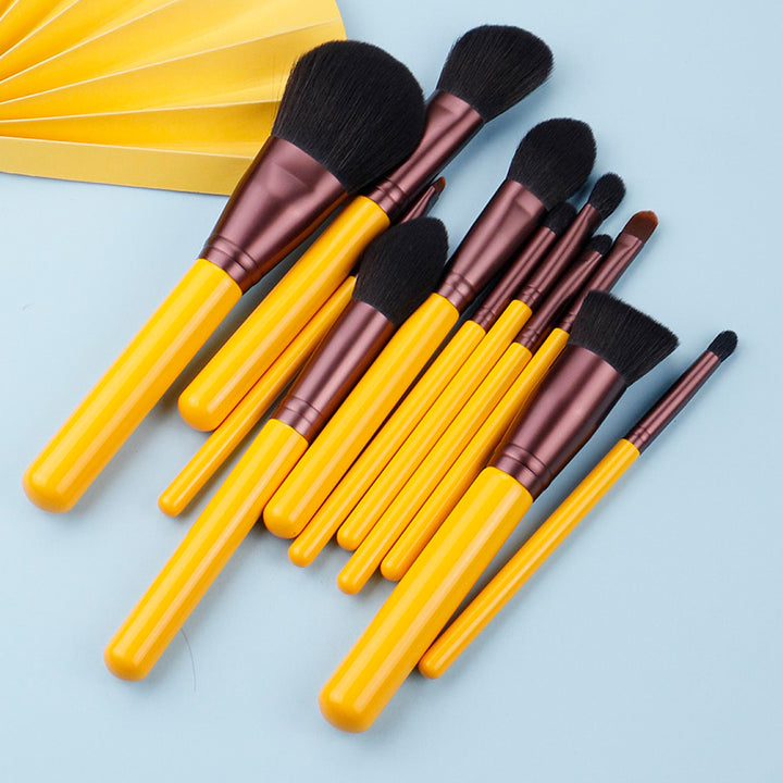 🍇✨ Little Grape Series Makeup Brush Set — soft beauty with a touch of charm