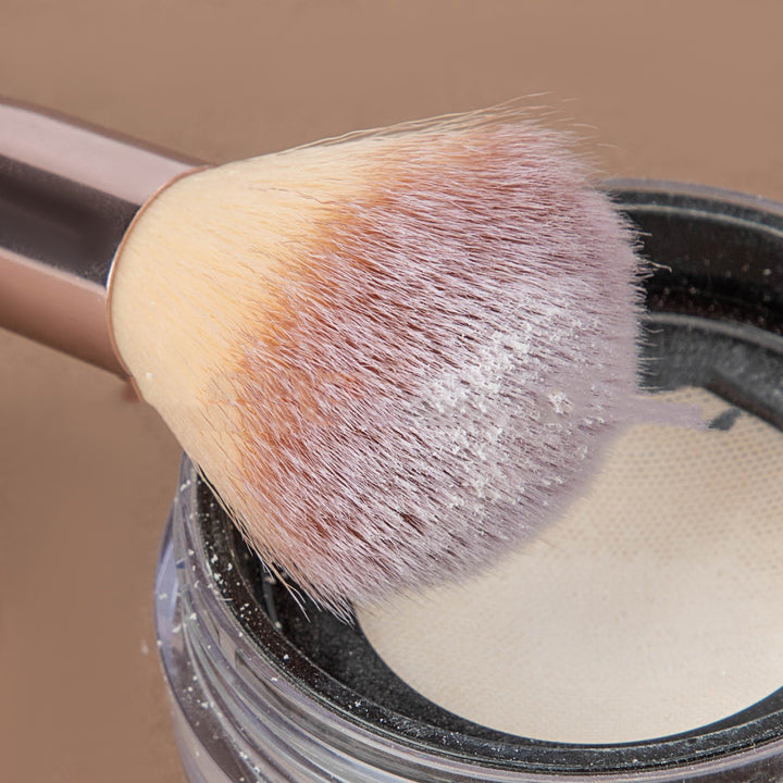 ✨ Black Makeup Brush Set — Powder, Foundation & Eyeshadow Collection 💄🖤