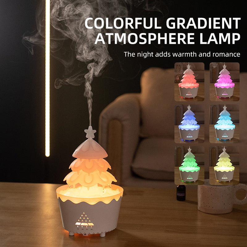 🎄🌿 Lucky Tree Aromatherapy Diffuser | Essential Oil Humidifier with Remote & Timer ✨