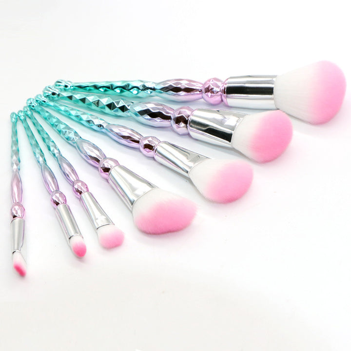✨ 7-Piece Diamond Tower Makeup Brush Set — Beauty Tools Kit 💄💎