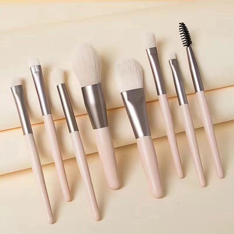 🍬✨ Eight Macaron Makeup Brush Eye Detail Set 💄