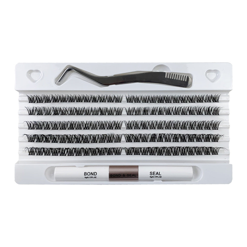 👁️✨ Self-Grafting Single Cluster Eyelash Set – DIY Lash Extension Kit
