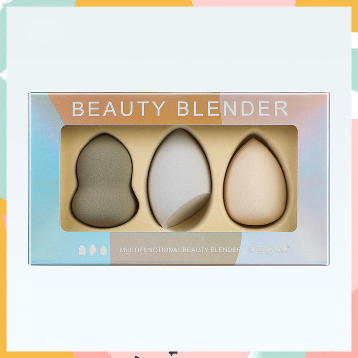 🥚💄 Giant Soft Beauty Gourd Puff – Water Drop Makeup Egg (3PCS Set)