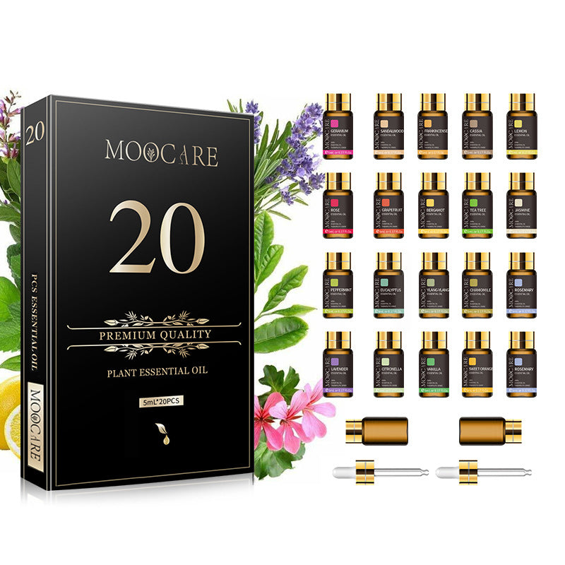 ✨ Moocare Aromatherapy Oil Set — 20PCS Essential Oil Collection 🌿💧
