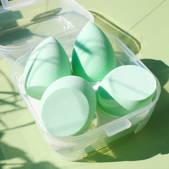 💄✨ Wet & Dry Face Wash Makeup Powder Puff | Super Soft Beauty Egg Set