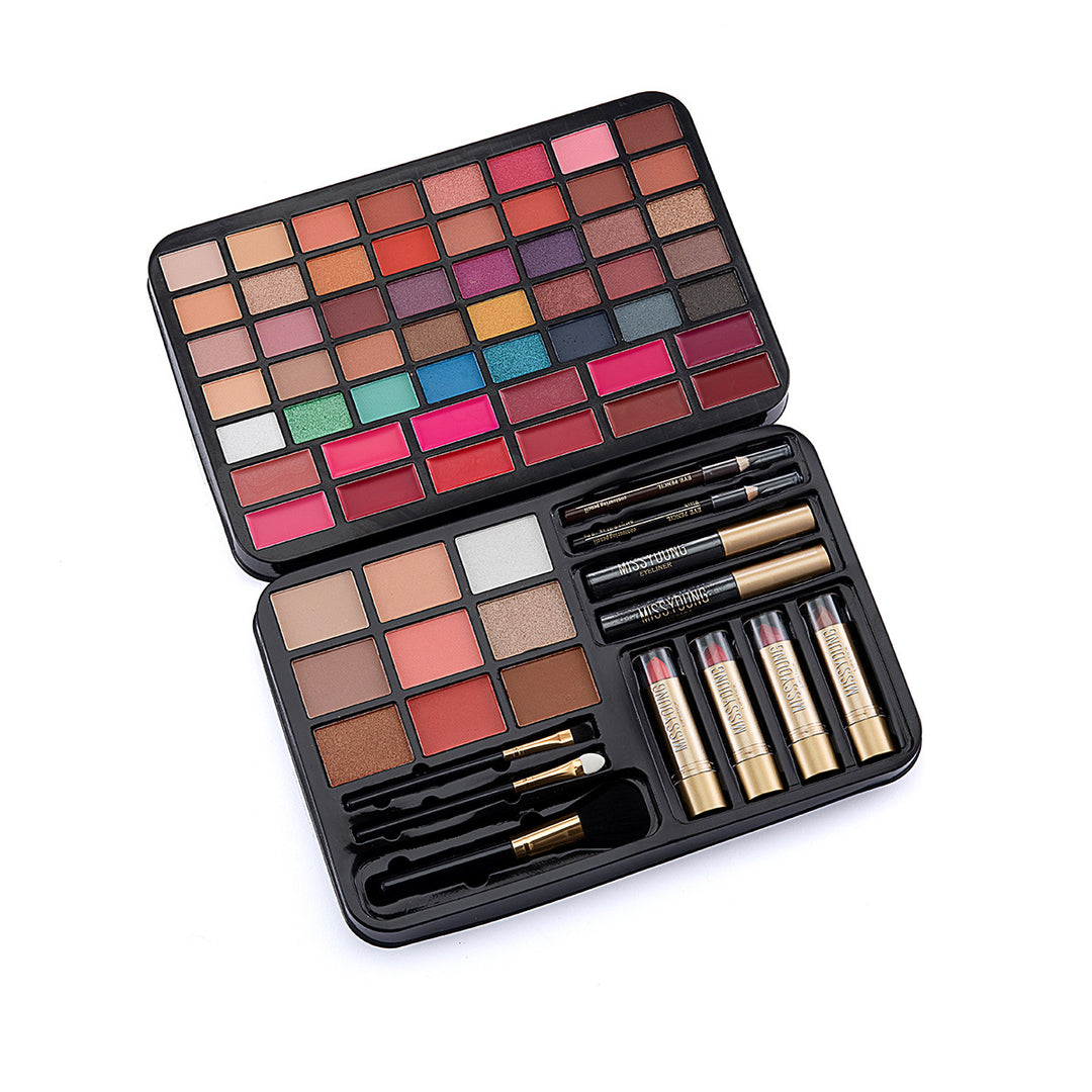 ✨ All-in-One Makeup Set – Lipstick, Lip Glaze, Eyeshadow, Highlighter & Beauty Kit ✨