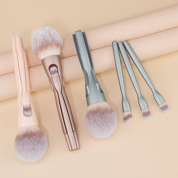 🖌️ 4-in-1 Magnetic Makeup Brush – Multi-Function Tool for Powder & Eyeshadow ✨