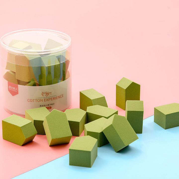 💄✨ Pentagonal Powder Puff Set | Wet & Dry Makeup Sponge (15PCS Boxed)