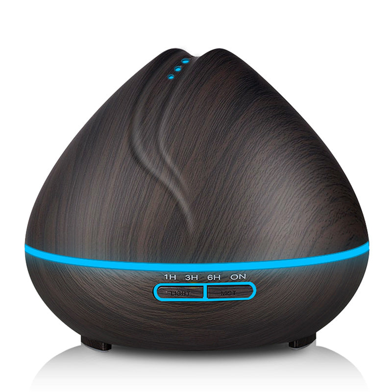 🌿 Wood Grain Aromatherapy Humidifier | USB Air Diffuser for Home Relaxation 🏠✨