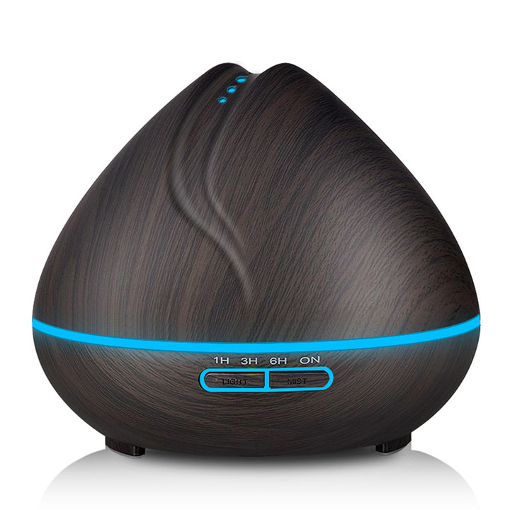 🌿 Wood Grain Aromatherapy Humidifier | USB Air Diffuser for Home Relaxation 🏠✨
