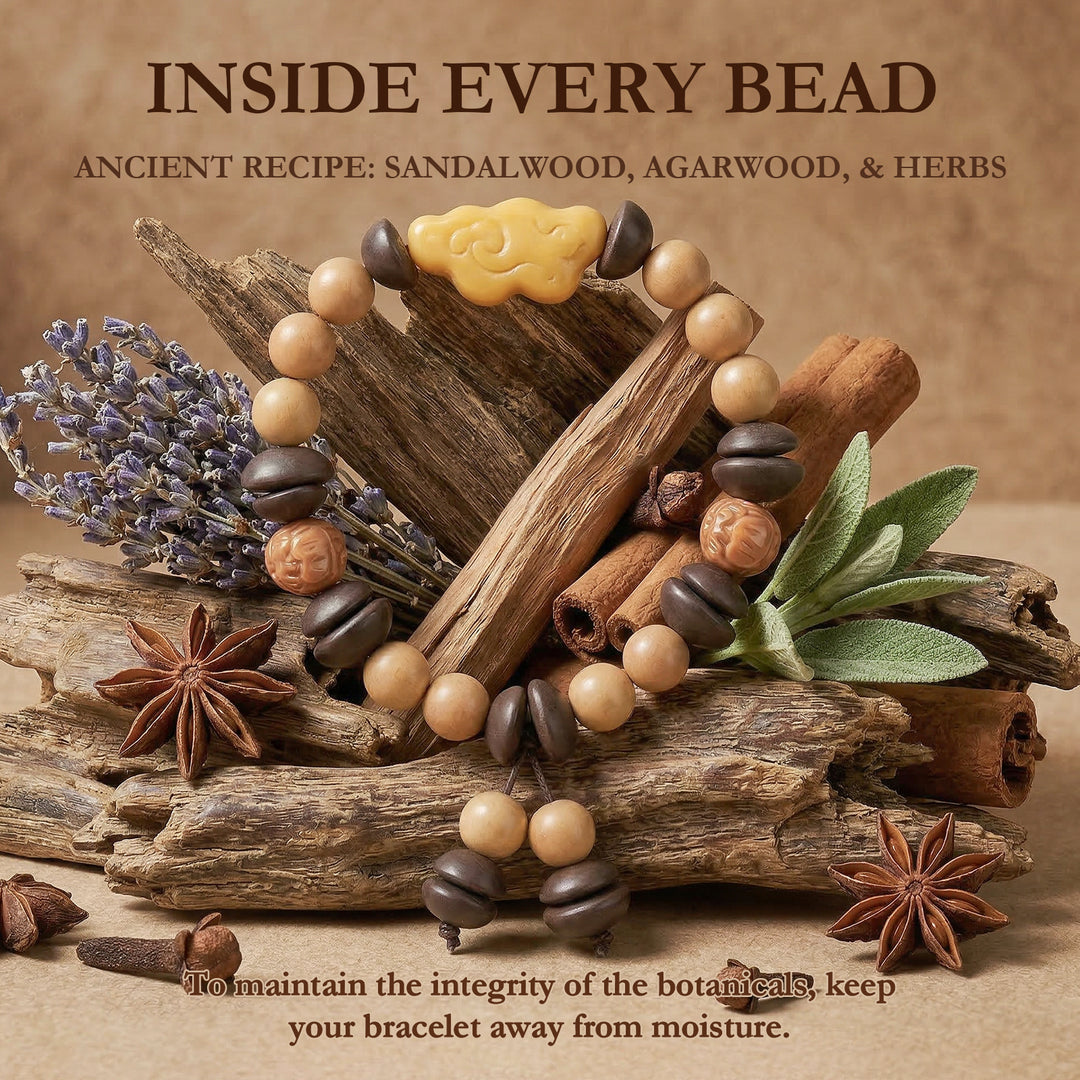 Chinese Herbal Bead Bracelet – Lightweight Wellness Jewelry