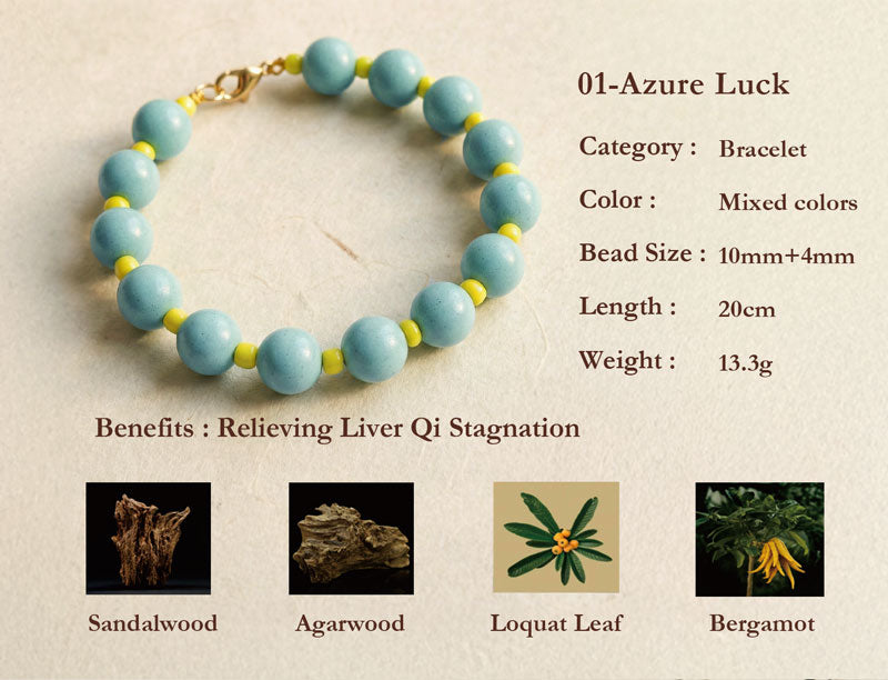 Chinese Herbal Bead Bracelet – Lightweight Traditional Wellness Jewelry