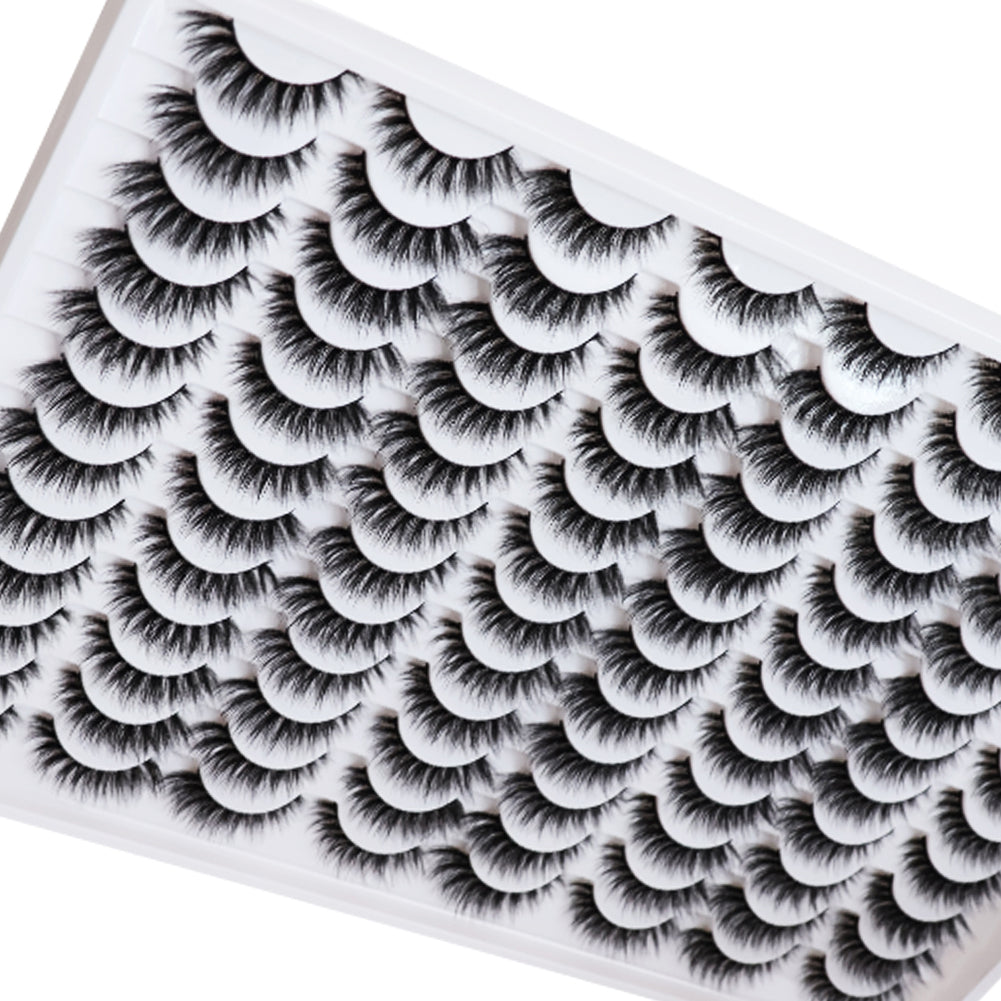 👁️✨ 3D False Eyelashes – Multi-Layered, Realistic, Soft & Comfortable