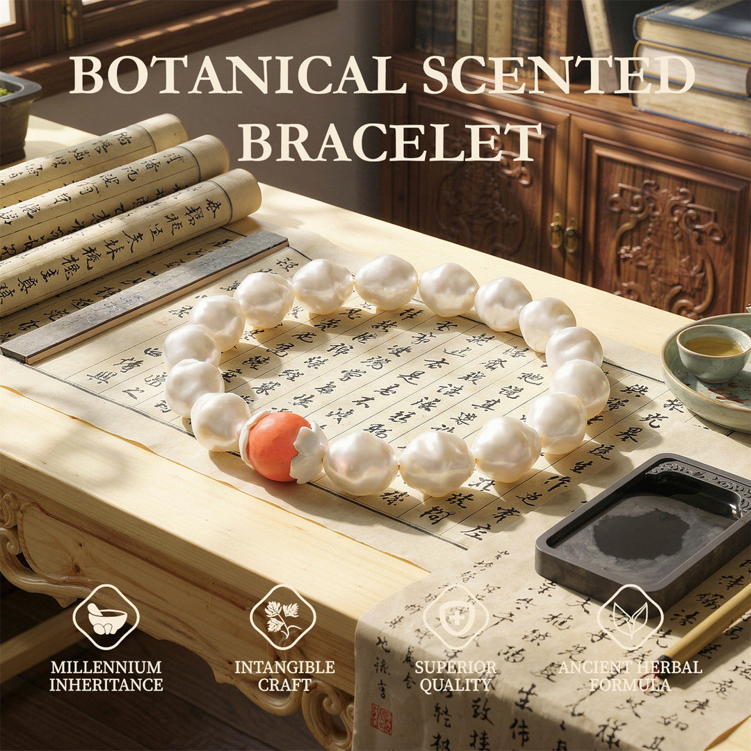 Chinese Herbal Bead Bracelet – Lightweight Traditional Wellness Jewelry
