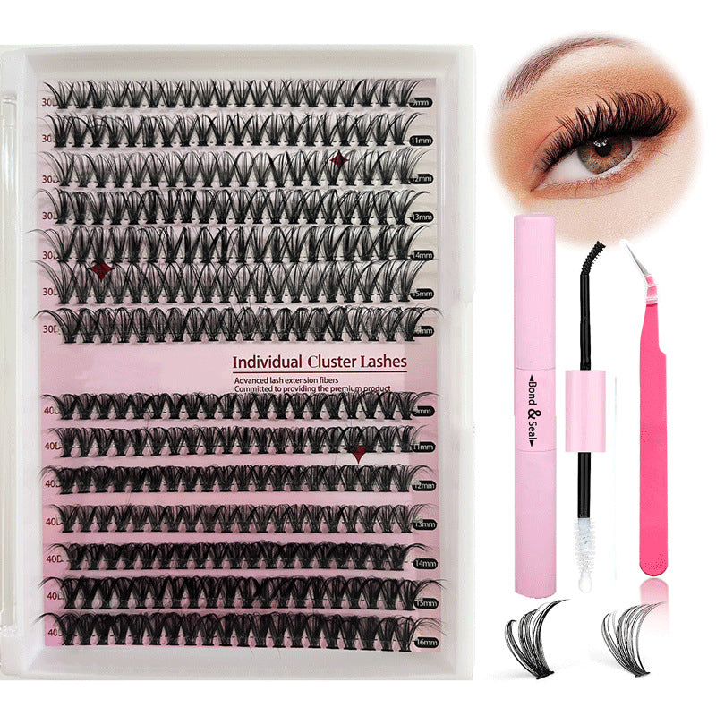 👁️✨ 30D/40D False Eyelashes Mixed Suit – 14 Rows Lash Extension Kit