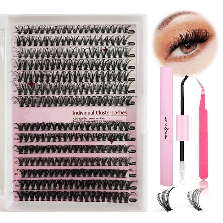 👁️✨ 30D/40D False Eyelashes Mixed Suit – 14 Rows Lash Extension Kit