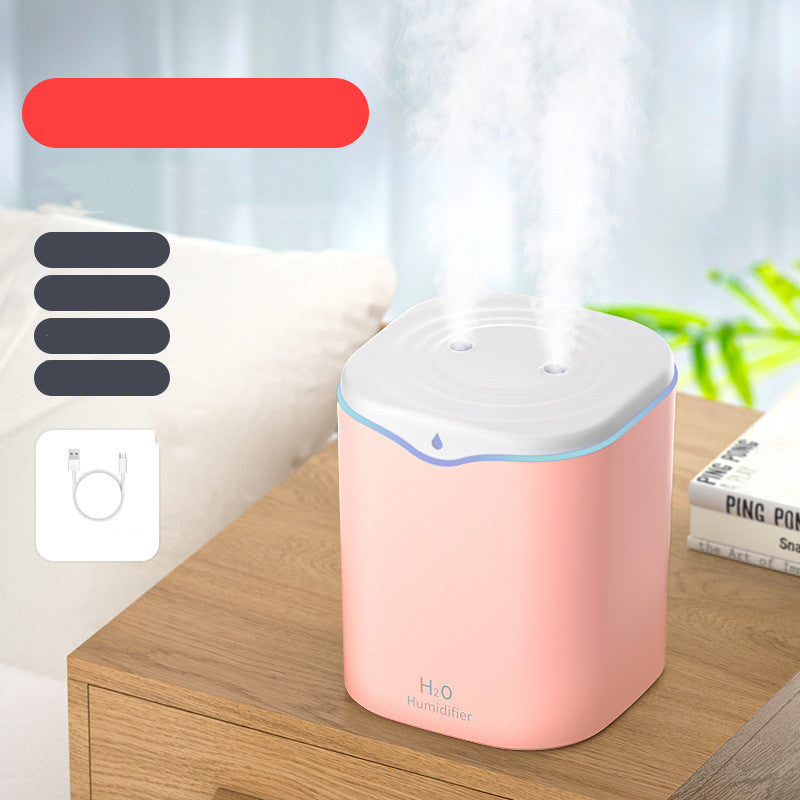 💧🌈 Household Silent Water Drop Humidifier | Large Spray USB Mist 🌿✨