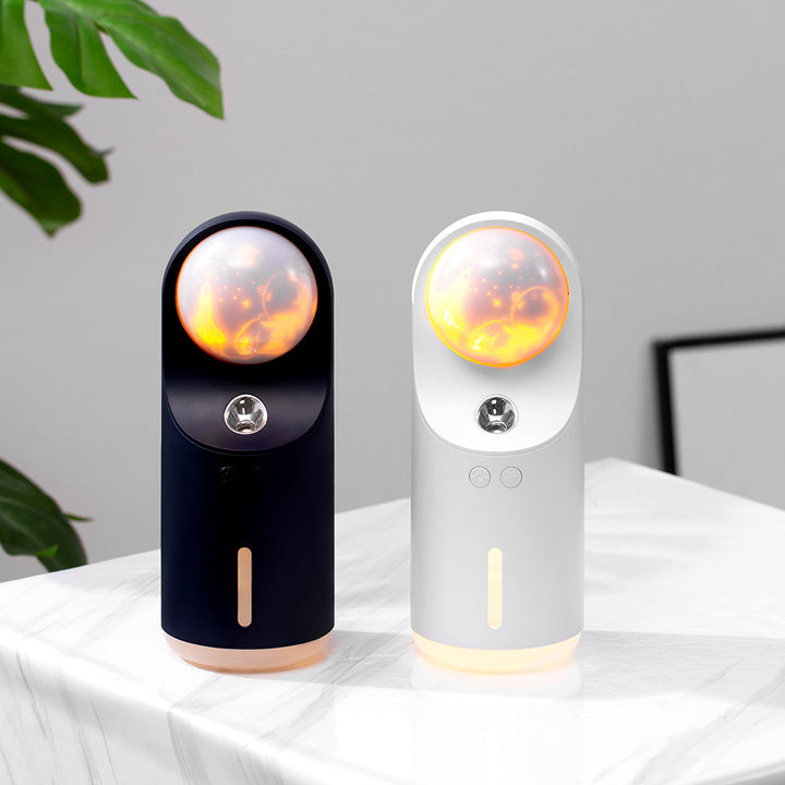 🌟💧 USB Rotating Star Projection Humidifier | Air Purifier Aroma Diffuser ✨🌿