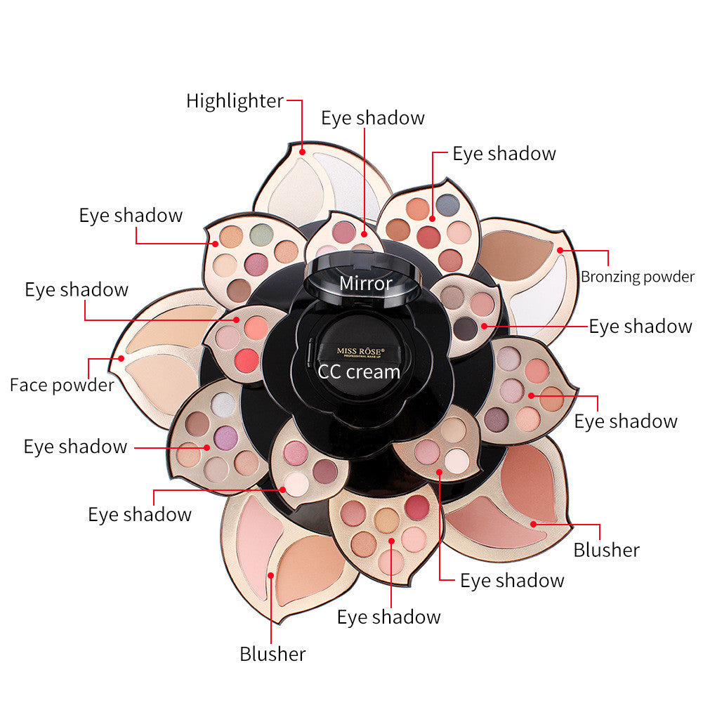 ✨ Black Big Plum Multifunctional Makeup Full Set – All-in-One Beauty Kit ✨