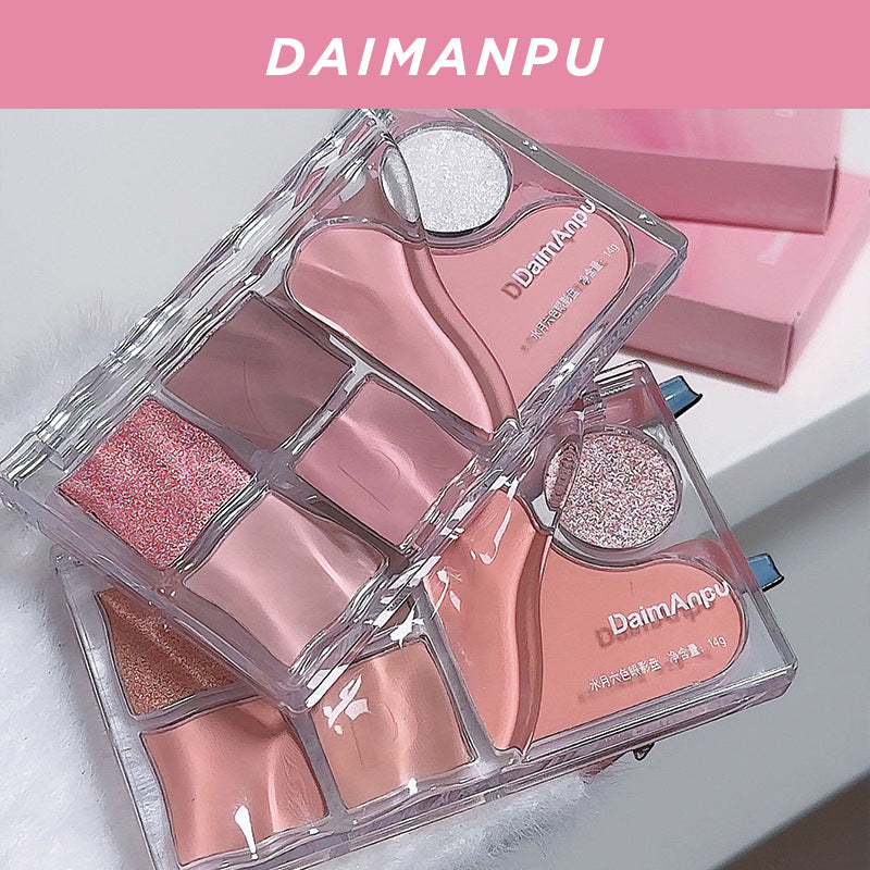 🌸 DaimAnpu 6-Color Eyeshadow & Blush Palette – Highlight & Brightening Makeup Set ✨