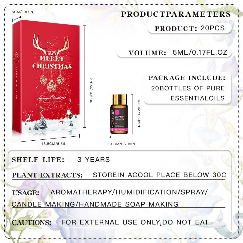 ✨ Moocare Aromatherapy Oil Set — 20PCS Essential Oil Collection 🌿💧