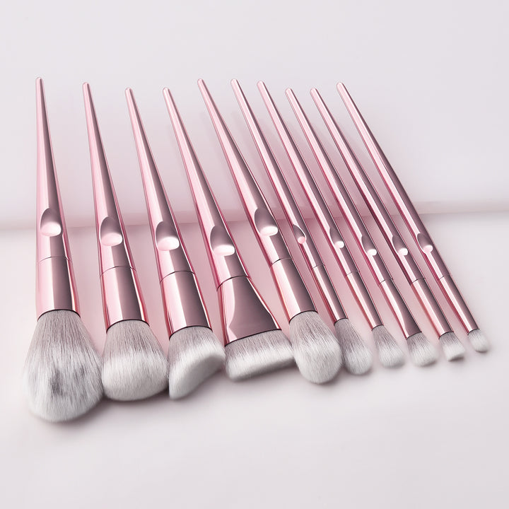 ✨ 10-Piece Thumb Makeup Brush Set — Powder & Foundation Beauty Tools 💄
