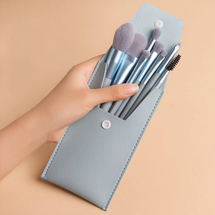 ✨ Beauty Tools 8-Piece Mini Makeup Brush Set — Portable Travel Kit 💄