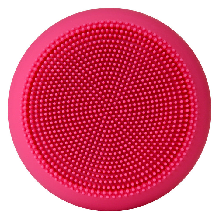 💖🌀 Electric Silicone Cleansing Face Brush | Hot Compress Vibration Skincare Device