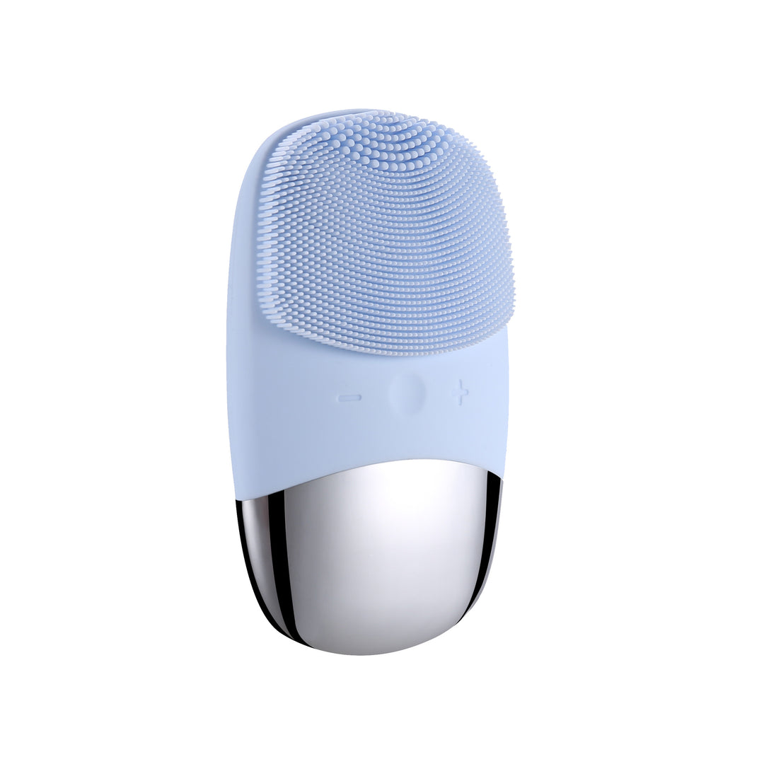 🧼💗 Mini Silicone Electric Face Cleansing Brush | Sonic Facial Cleanser & Skin Massager