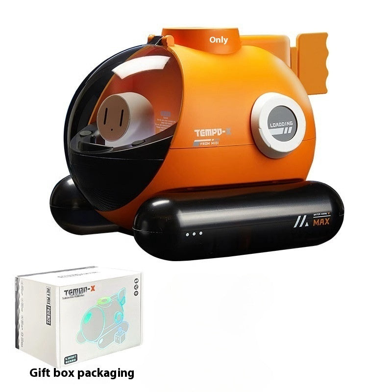 💧🚢 Submarine Smoke Ring Humidifier | Desktop Mist Spray Atmosphere Device
