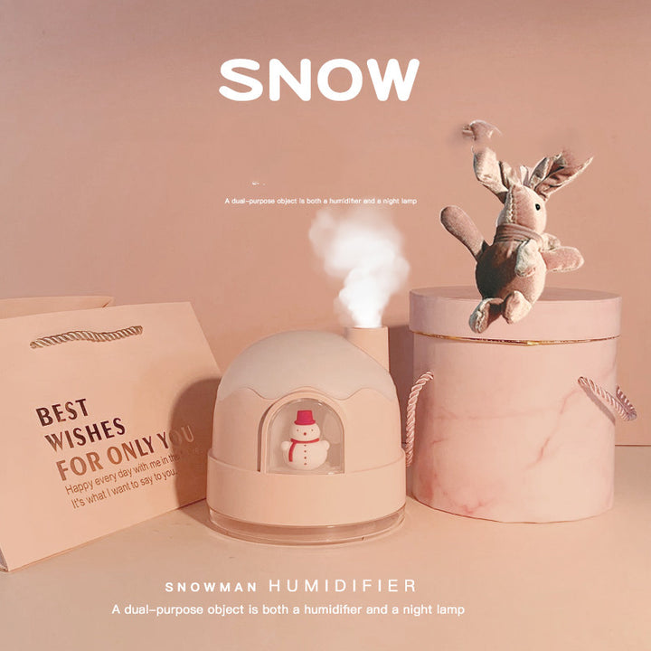 🐻💧 Indoor Cartoon Cute Humidifier | Rechargeable & Plug-In USB Mist 🌿✨