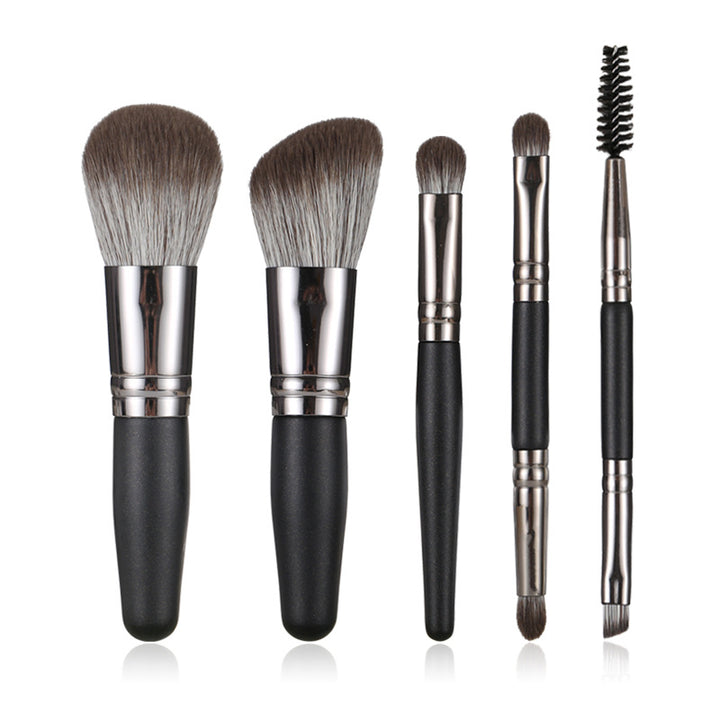 ✨ Mini Portable 5-Piece Makeup Brush Set (Upgraded Version) 💄
