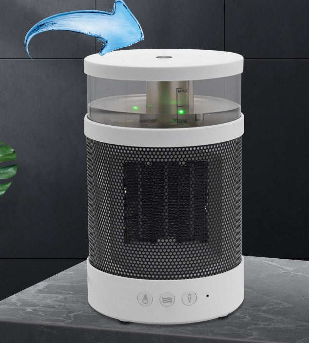🔥💧 3-in-1 Space Heater | Fast Heating + Humidifier + Night Light 🌈