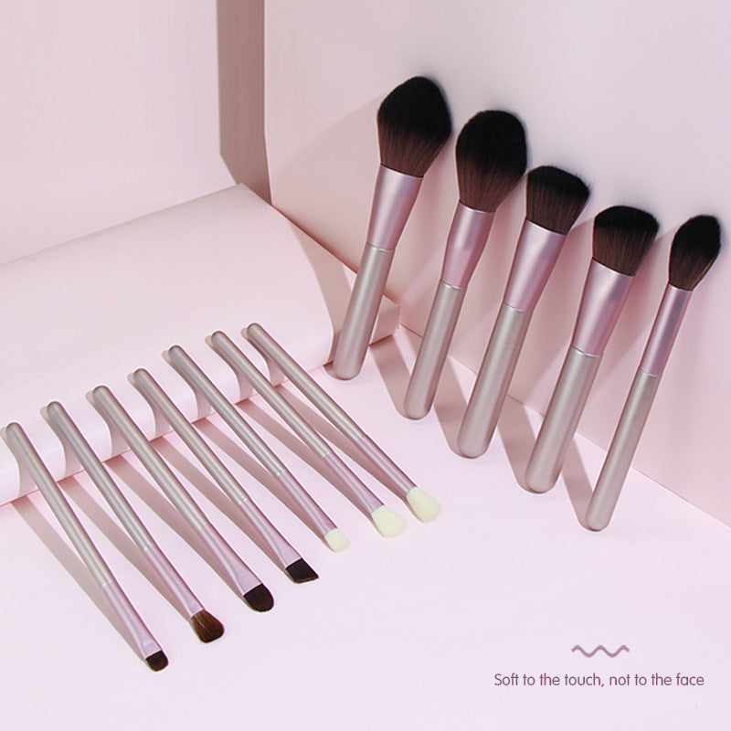 ✨ 12-Piece Small Grape Professional Makeup Brush Set — Super Soft Beauty Tools 💄🍇
