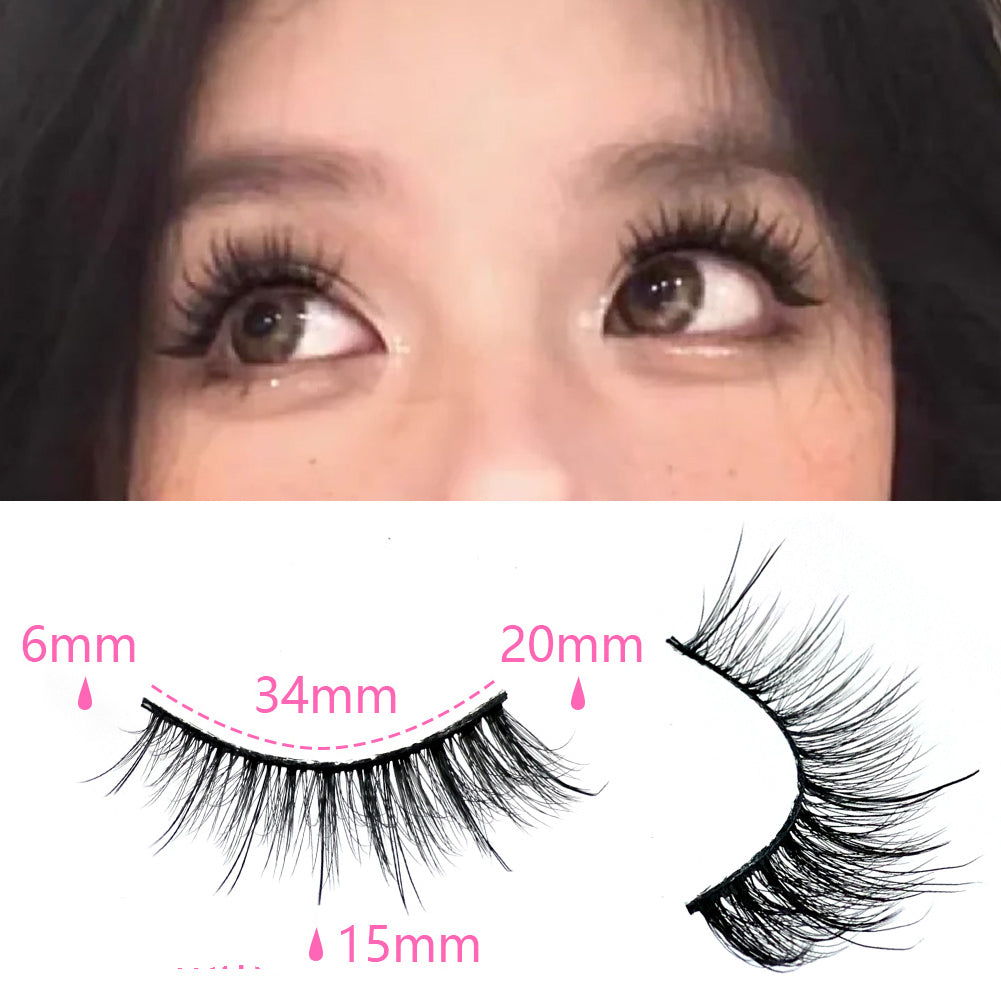 👁️✨ 3D Multi-Layered False Eyelashes – Soft Realistic & Comfortable Reusable Lashes