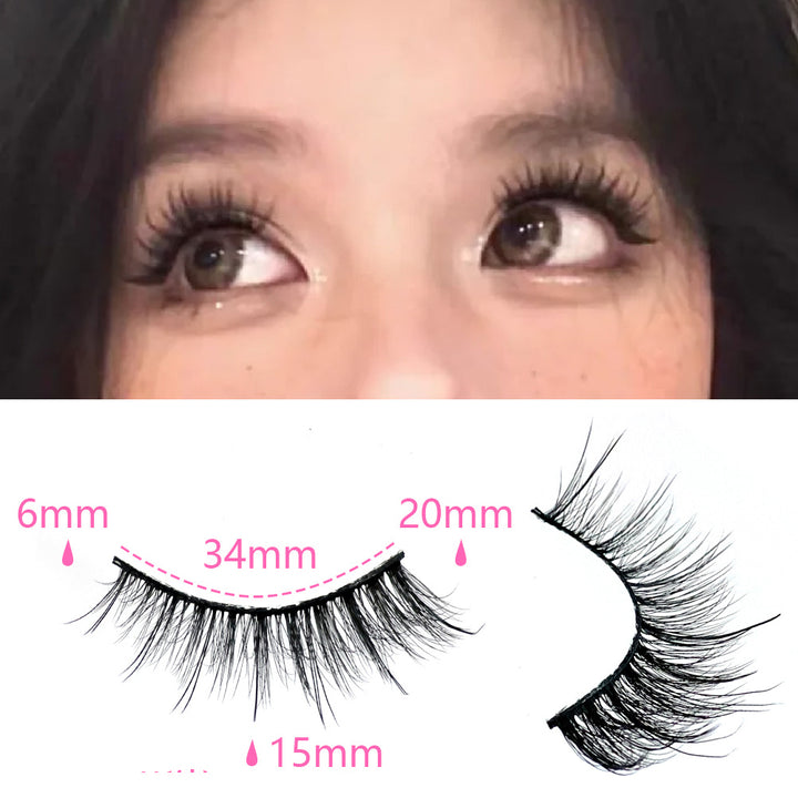 👁️✨ 3D Multi-Layered False Eyelashes – Soft Realistic & Comfortable Reusable Lashes