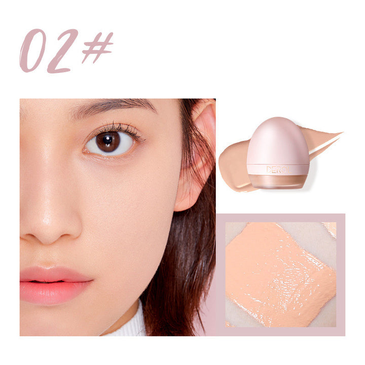 💄✨ 4-Color Lightweight Foundation Cream | Moisturizing BB Cream with Sponge